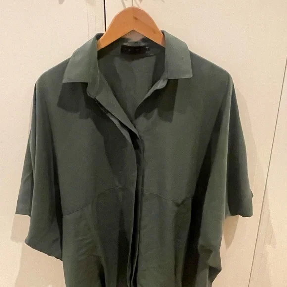 Green Hatch The Button Down Shirt - in Pine Green OS - Picture 4 of 5